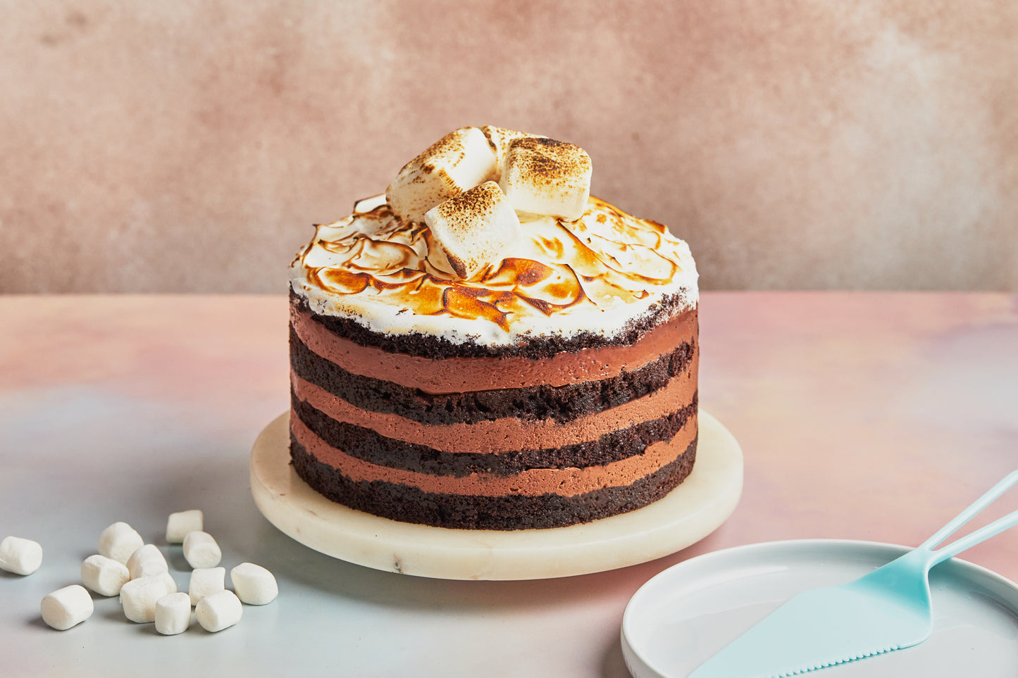 Choco Marshmallow Cake