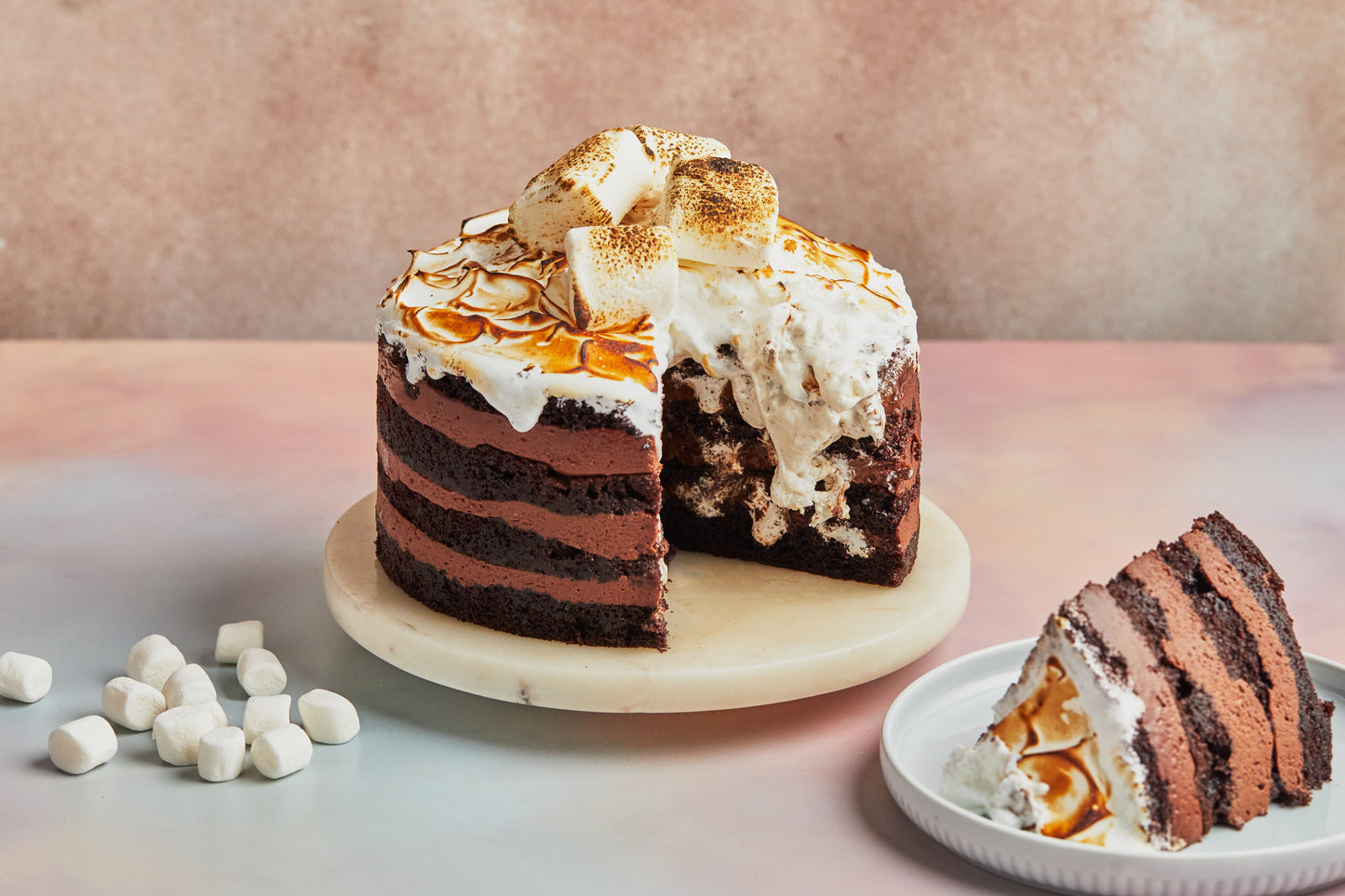 Choco Marshmallow Cake