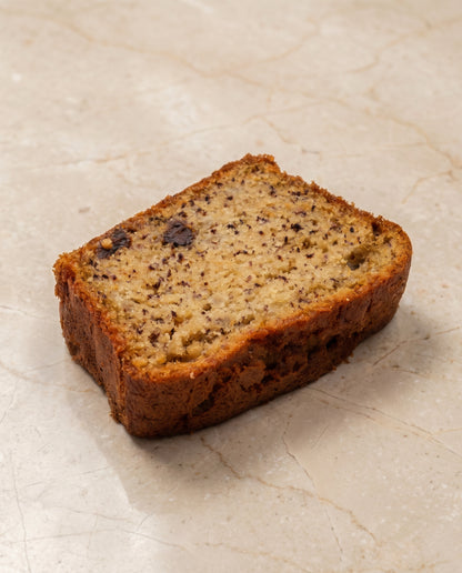 Banana Choco Loaf Slice