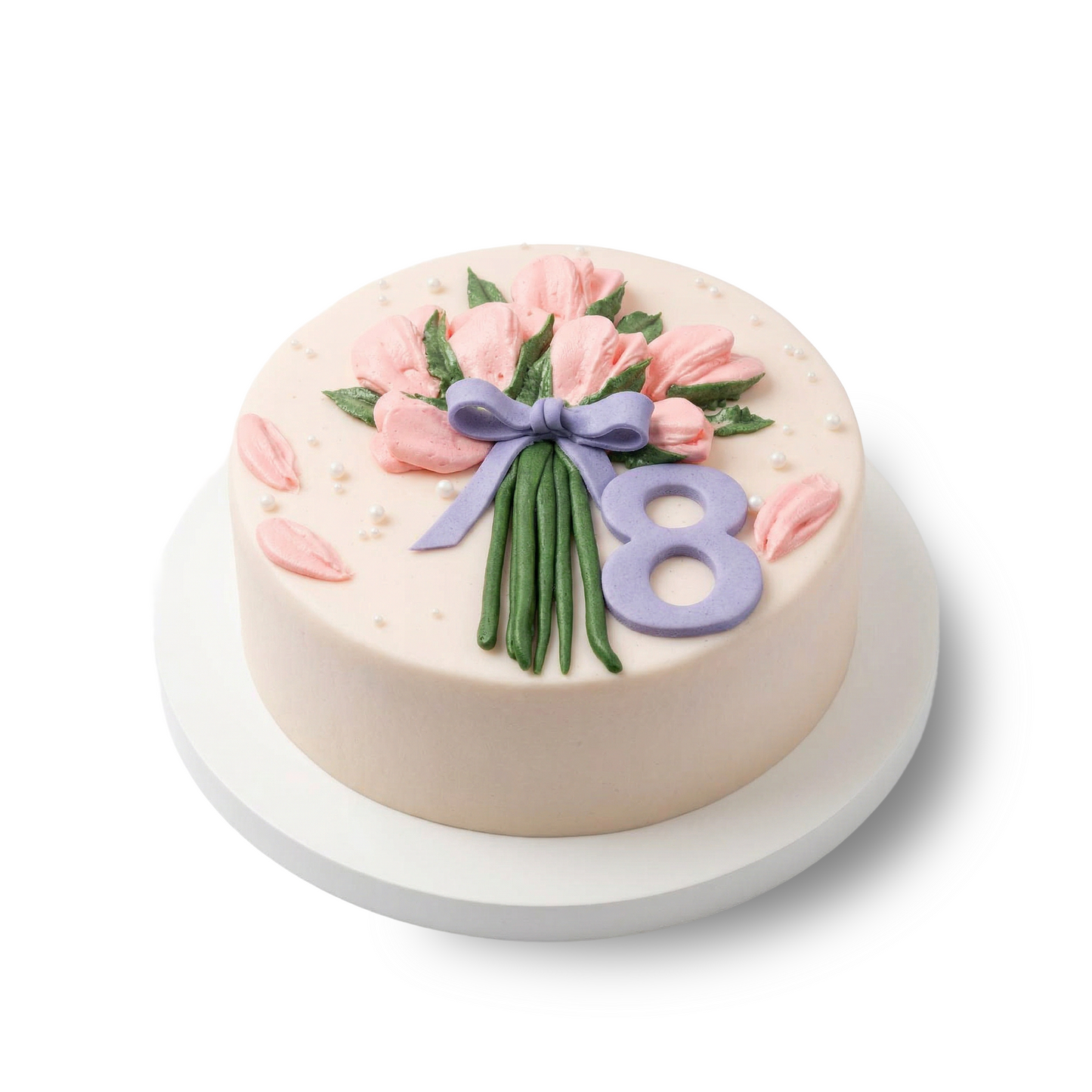 Pink Bloom Cake