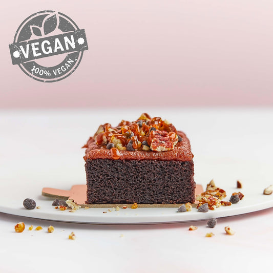 CARAMEL VEGAN BROWNIE