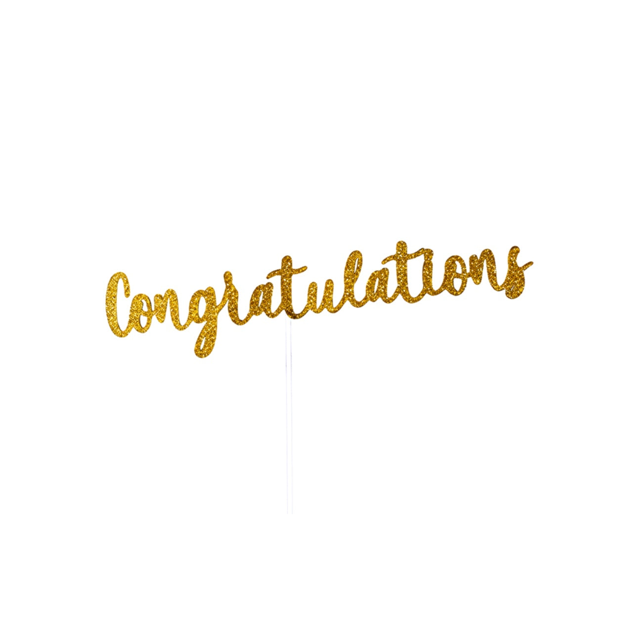 CONGRATULATIONS CAKE TOPPER