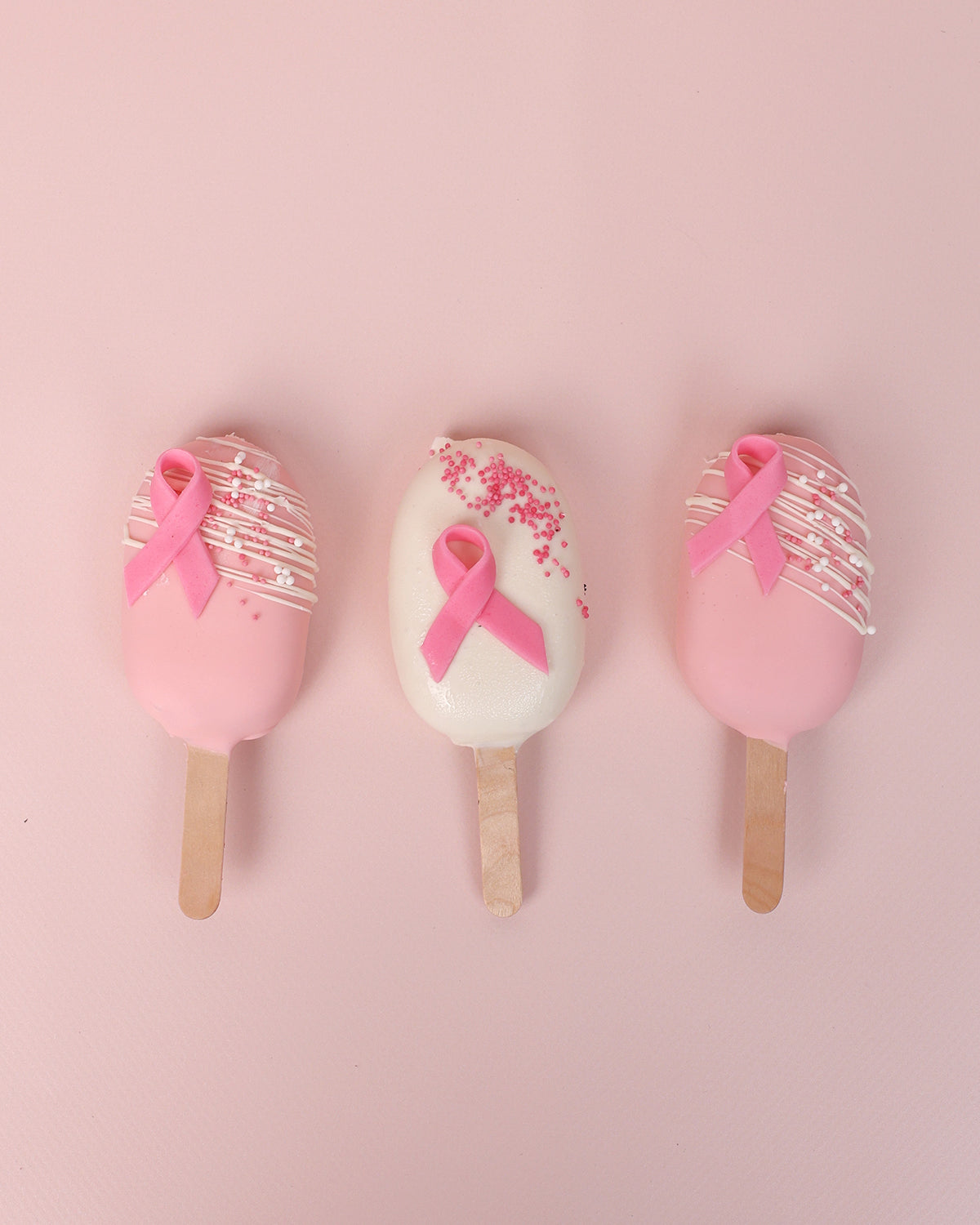 Pink Ribbon Pops