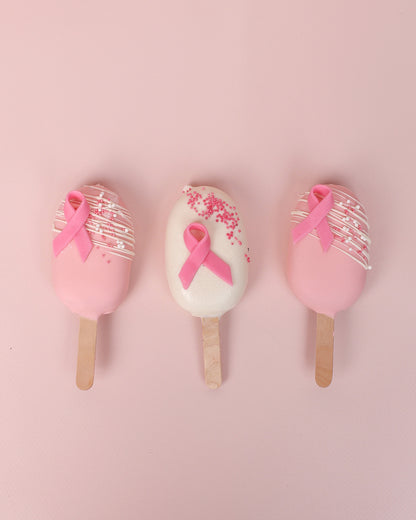 Pink Ribbon Pops