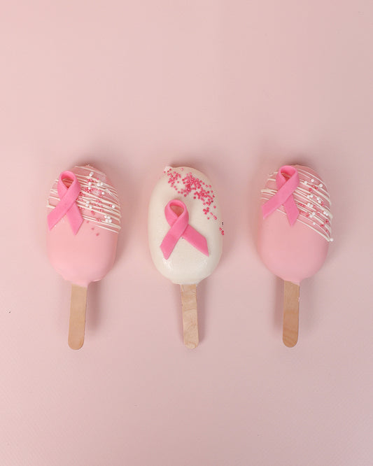 Pink Ribbon Pops