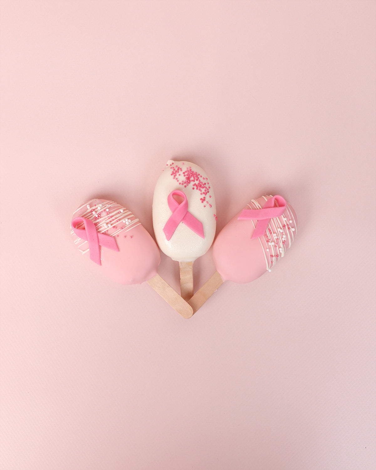 Pink Ribbon Pops