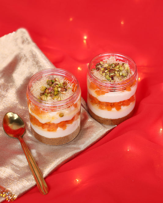 Creamy Ladoo Jar - Set of 2