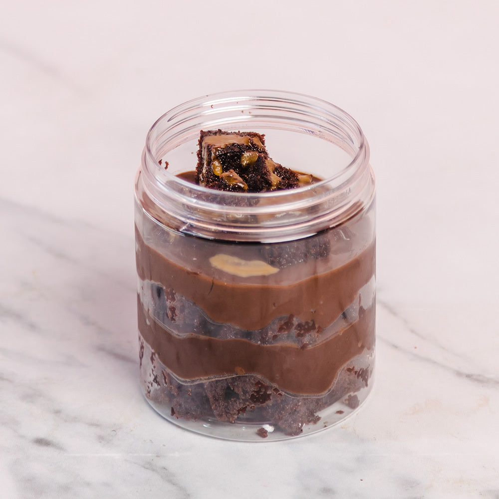 VEGAN BROWNIE MESS IN A JAR