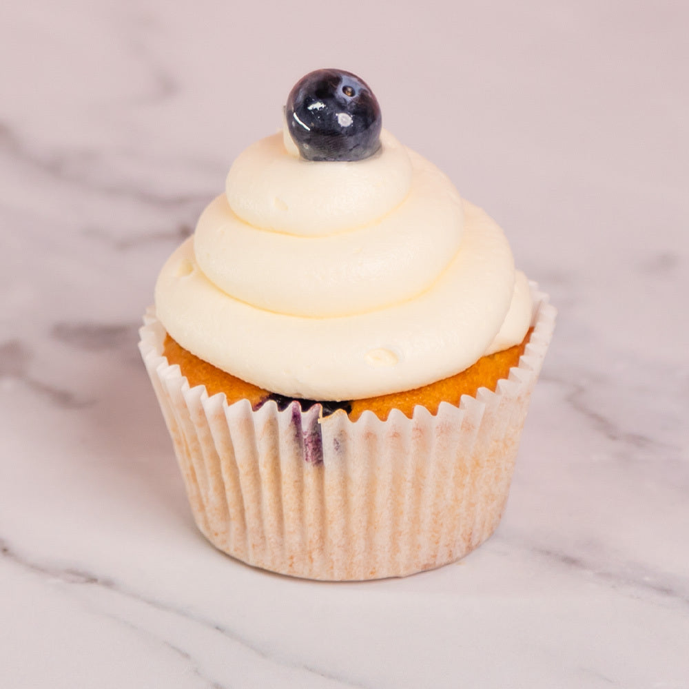 ZESTY BLUEBERRY BURST CUPCAKE